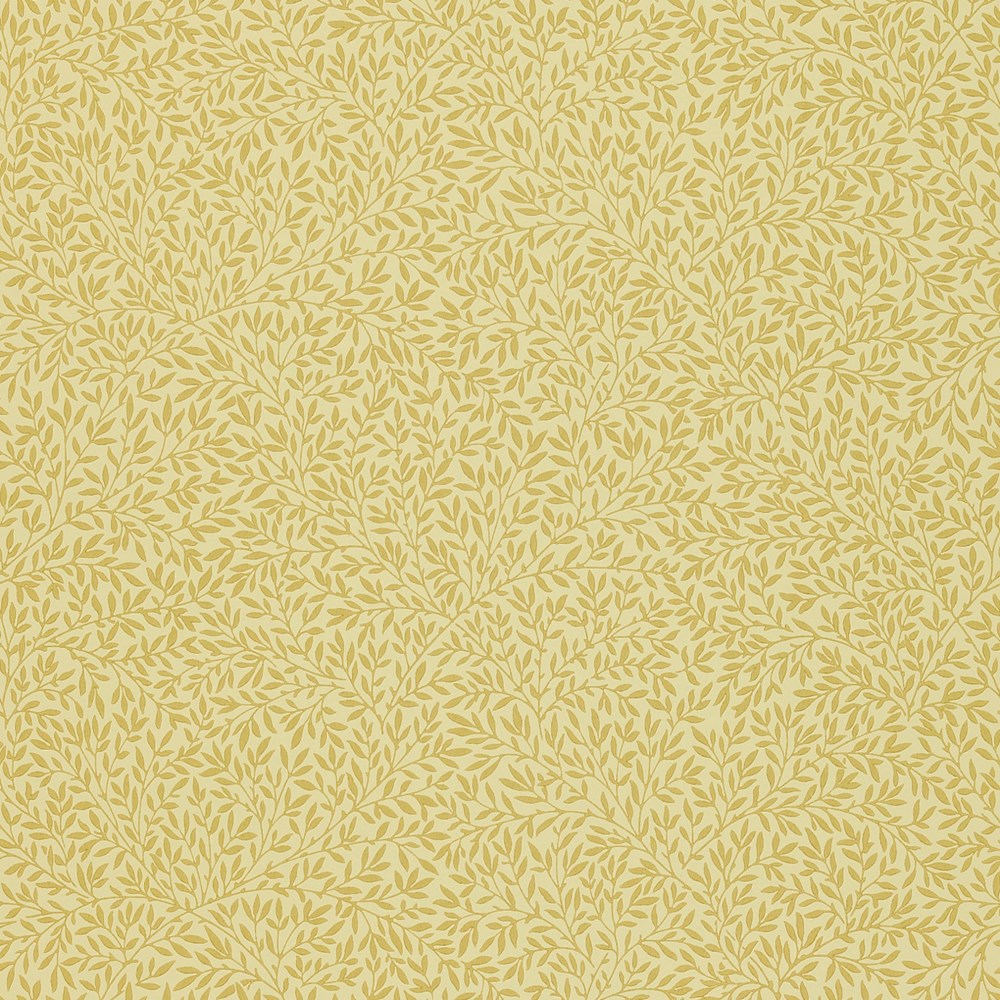 Standen Wallpaper 210468 by Morris & Co in Buff Yellow